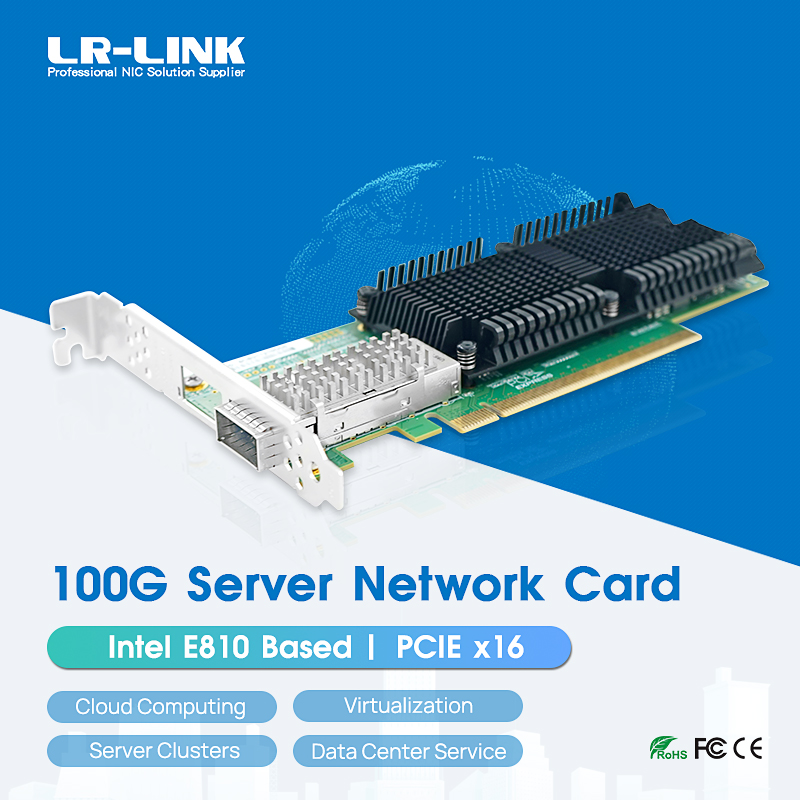 100Gbe Qsfp28 Network Card - LR-LINK 1019PF-QSFP28 PCIe x16 100G Carte